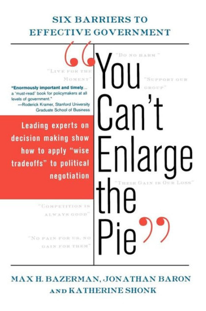 You Can't Enlarge The Pie